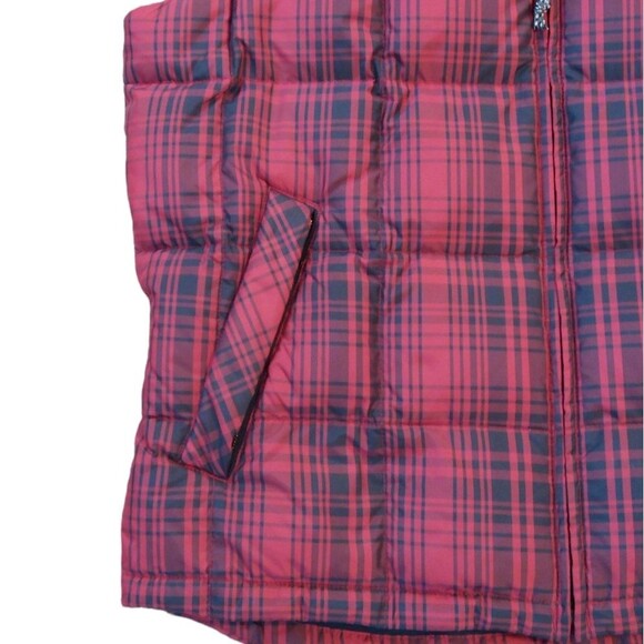 Eddie Bauer Goose Down Plaid Vest - Picture 4 of 7